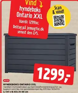 jem & fix HYNDEBOKS ONTARIO XXL tilbud