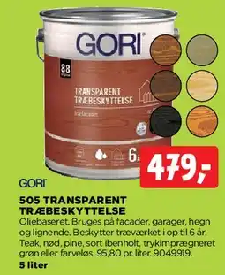 jem & fix 505 Transparent Træbeskyttelse tilbud
