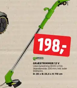 jem & fix GRÆSTRIMMER 12 V tilbud