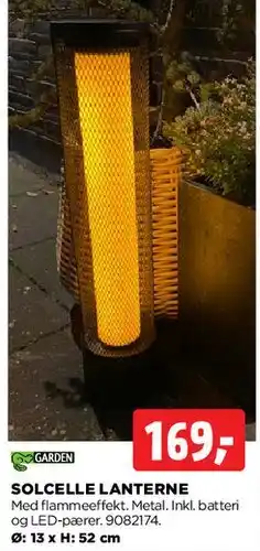 jem & fix Solcelle Lanterne tilbud