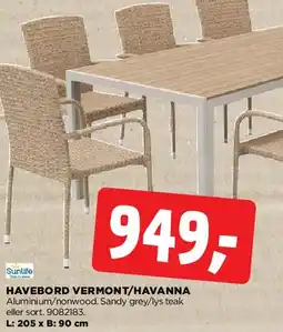 jem & fix HAVEBORD VERMONT/HAVANNA tilbud