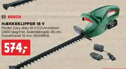 jem & fix Hækkeklipper 18 V tilbud