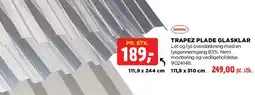 jem & fix TRAPEZ PLADE GLASKLAR tilbud