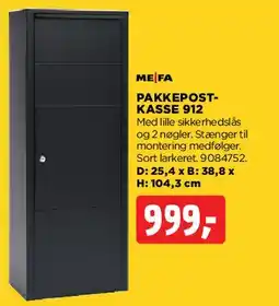 jem & fix PAKKEPOST-KASSE 912 tilbud