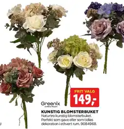 jem & fix Kunstig blomsterbuket tilbud