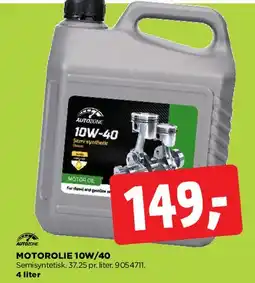 jem & fix Motorolie 10W-40 tilbud