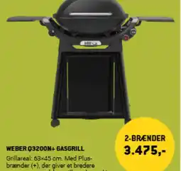 XL-BYG Weber q3200n+ gasgrill tilbud