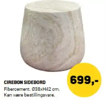 XL-BYG Cirebon sidebord tilbud