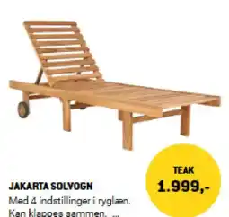 XL-BYG Jakarta solvogn tilbud