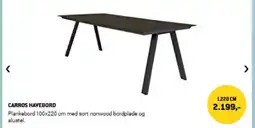 XL-BYG Carros havebord tilbud