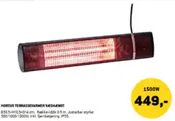 XL-BYG Hortus terrassevarmer væghængt tilbud