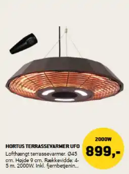 XL-BYG Hortus terrassevarmer ufo tilbud