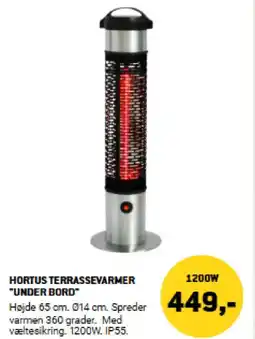 XL-BYG Hortus terrassevarmer "under bord" tilbud