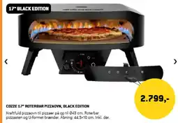XL-BYG Cozze 17" roterbar pizzaovn, black edition tilbud