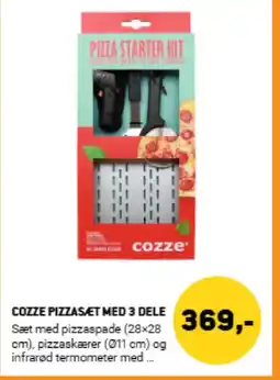 XL-BYG Cozze pizzasæt med 3 dele tilbud