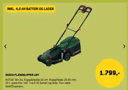 XL-BYG Bosch pleneklipper 18v tilbud
