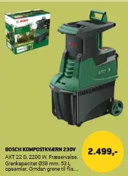 XL-BYG Bosch kompostkværn 230v tilbud