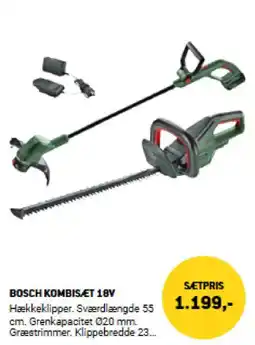 XL-BYG Bosch kombisæt 18v tilbud