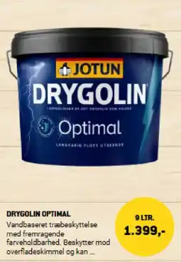 XL-BYG Drygolin optimal tilbud