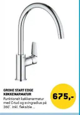 XL-BYG Grohe start edge køkkenarmatur tilbud