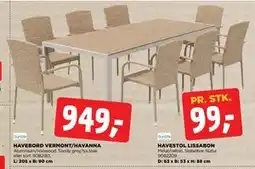 jem & fix HAVESTOL LISSABON tilbud