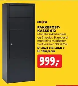 jem & fix PAKKEPOSTKASSE 912 tilbud