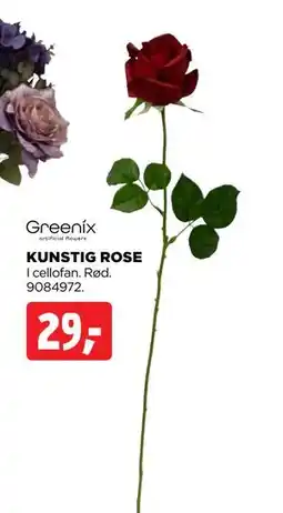 jem & fix KUNSTIG ROSE tilbud