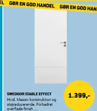 XL-BYG Swedoor stable effect tilbud