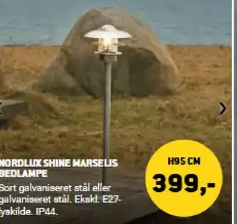XL-BYG Nordlux shine marselis bedlampe tilbud
