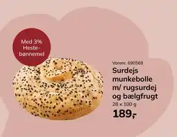 Dagrofa Food Service Surdejs munkebolle m/ rugsurdej og bælgfrugt tilbud
