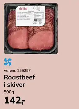 Dagrofa Food Service Roastbeef i skiver tilbud