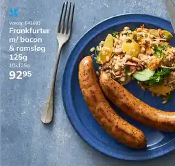 Dagrofa Food Service Frankfurter m/ bacon & ramsløg tilbud