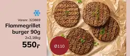 Dagrofa Food Service Flammegrillet burger 90g tilbud