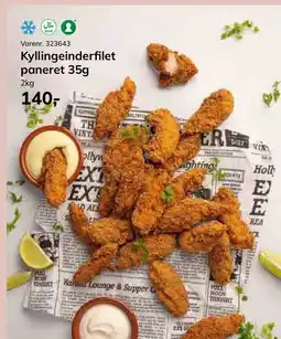 Dagrofa Food Service Kyllingeinderfilet paneret 35g tilbud