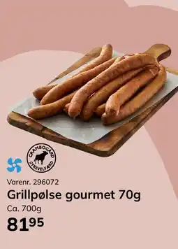 Dagrofa Food Service Grillpølse gourmet tilbud