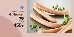 Dagrofa Food Service Grillpølser 70g tilbud