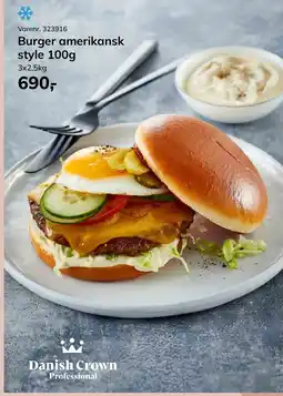 Dagrofa Food Service Burger amerikansk style tilbud
