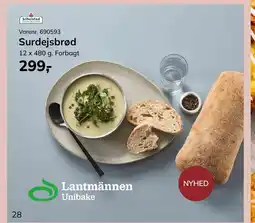 Dagrofa Food Service Surdejsbrød tilbud