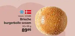 Dagrofa Food Service Brioche burgerbolle sesam tilbud