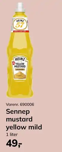 Dagrofa Food Service Sennep mustard yellow mild tilbud