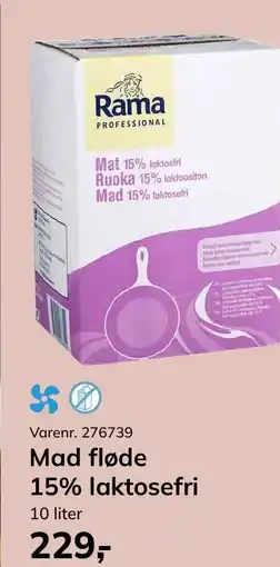 Dagrofa Food Service Mad fløde 15% laktosefri tilbud