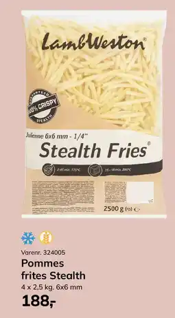 Dagrofa Food Service Pommes frites Stealth tilbud