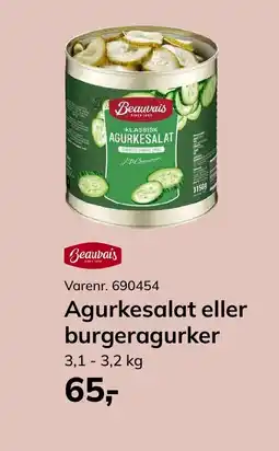 Dagrofa Food Service Agurkesalat eller burgeragurker tilbud