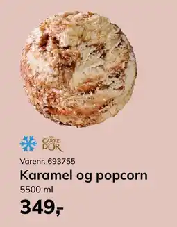 Dagrofa Food Service Karamel og popcorn tilbud
