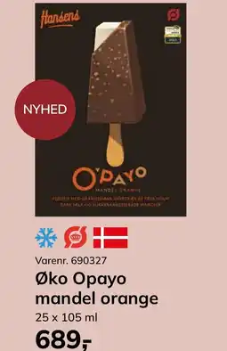 Dagrofa Food Service Øko Opayo mandel orange tilbud