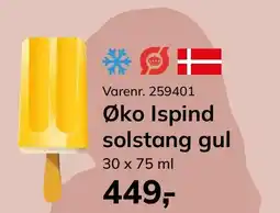 Dagrofa Food Service Øko ispind solstang gul tilbud