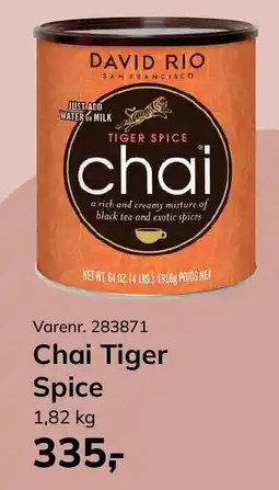 Dagrofa Food Service Chai tiger spice tilbud