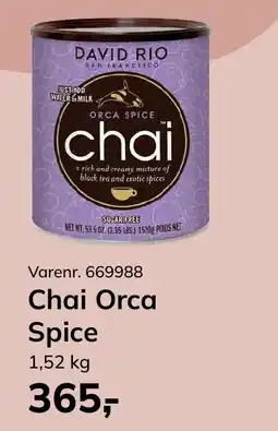 Dagrofa Food Service Chai Orca Spice tilbud