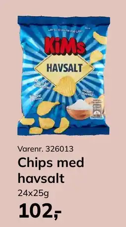 Dagrofa Food Service Chips med havsalt tilbud