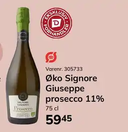 Dagrofa Food Service Øko Signore Giuseppe prosecco 11% tilbud